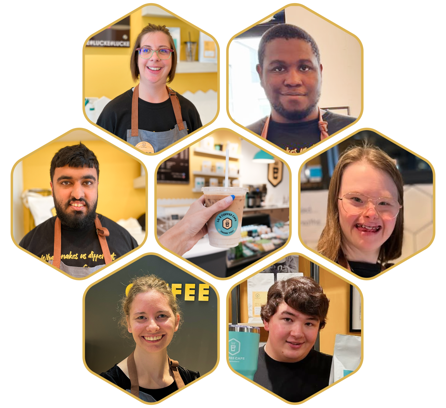 Photos of Lil E employees
